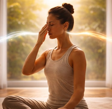 Acolho o que sinto sem me perder.