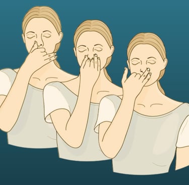 Respiração alternada em 3 momentos