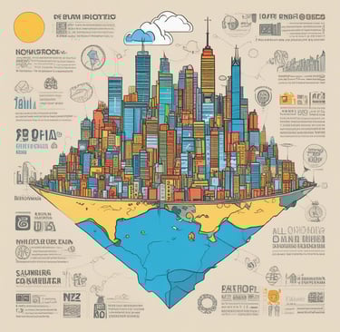 A banner with bold text reads 'Rally for a #PeoplesStimulus' positioned on the windshield of a car. Logos for various advocacy groups and initiatives are displayed along the bottom of the banner. A person wearing a mask stands beside the car against a backdrop of lush green foliage.