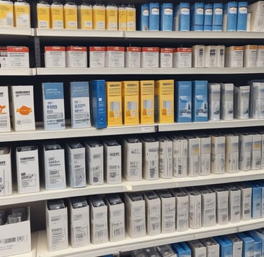 Several server racks with the logo 'imgIX' are neatly arranged in a data center. The racks are equipped with blue and yellow cable management, ensuring proper organization of the cables inside. The room is well-lit with overhead lighting and has a modern, clean appearance.