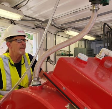 Avivid's Turbocoag in action on the 2024 Nelson Tunnel Project in CO.