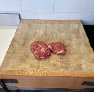 tranche de gigot avec os