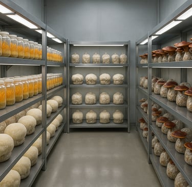 Medicinal mushroom farm