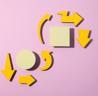 a group of arrows pointing to different directions