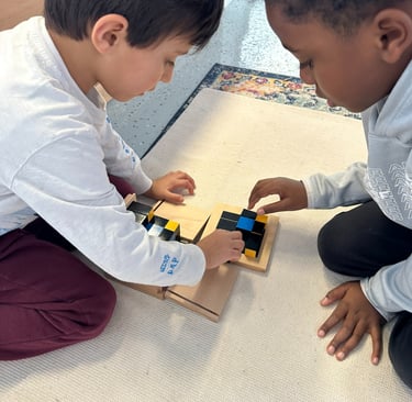 Montessori binomial equation