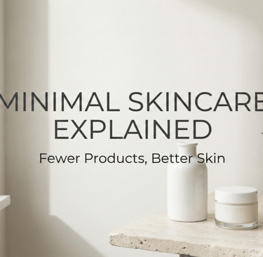 minimal skincare