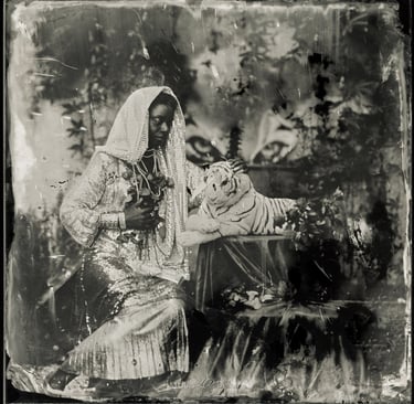 Photo collodion par le photographe Louis Defer 2021