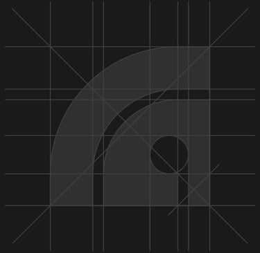 Achilles logo design grid layout