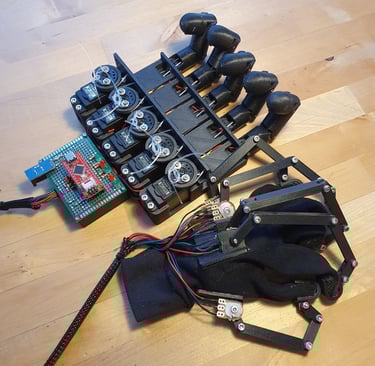 3d printed humanoidal manipulator prototype