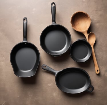 stainless steel kettle beside black ceramic mug on white table