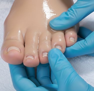 Professionelle Fußpflege, Fußbad, Fußmassage