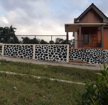 Contoh desain vila di tanah kavling terjangkau