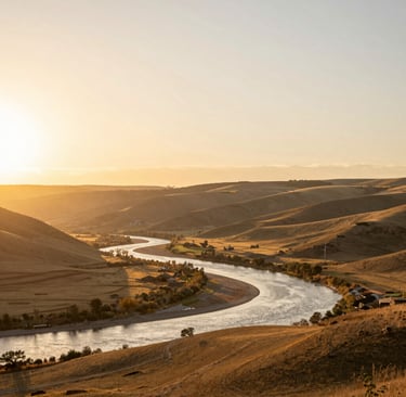 A person is seated on a dark surface, interacting with a laptop or tablet and reading a digital journal titled 'My Daily Journal'. A lit candle and a glass of water are placed on a wooden floor nearby.