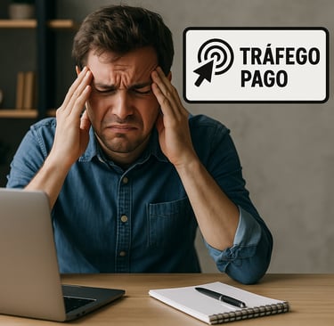 tráfego pago frustrante