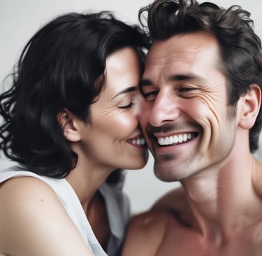 A blister pack containing several purple capsules sits on a white surface. The pack has one capsule missing, which is placed next to it. In the background, there is a box with the label 'Adam's Secret' and a golden badge, partially visible.