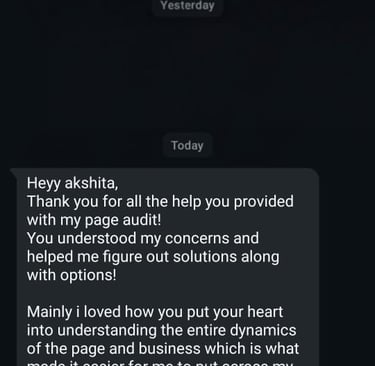 Customer review and testimonial