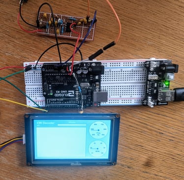 Arduino CW decoder project used for link to Pro Antennas projects