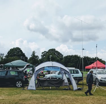 Pro Antennas set up at FRARS ham radio rally