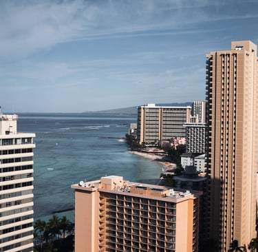 Vue panoramique sur Honolulu