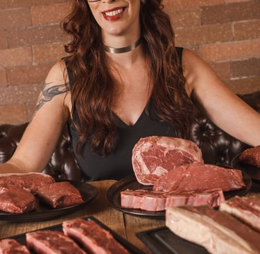 Larissa Morales é a primeira sommelière de carnes do Brasil. Foto: Divulgação 