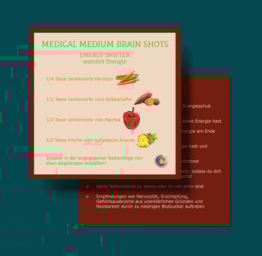 Brainshot Rezeptkarte