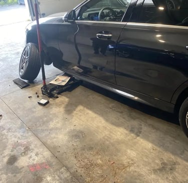 changement pneu crevé