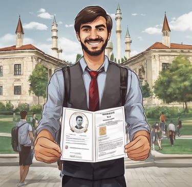 a man in a vest and tie is holding a paper with a picture of a