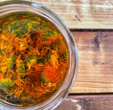 Recette DIY de macérât huileux aux fleurs de Calendula