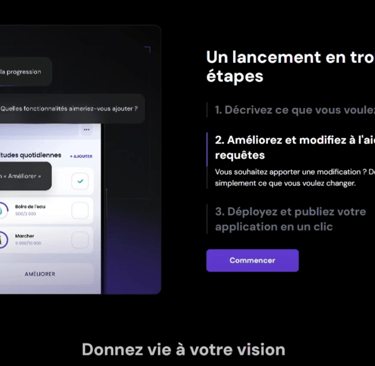Créer une application web en 3 étapes sur Hostinger Horizons
