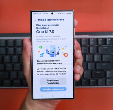 Calendrier de mise à jour One UI 7.0 Android 15 - Quebec Test