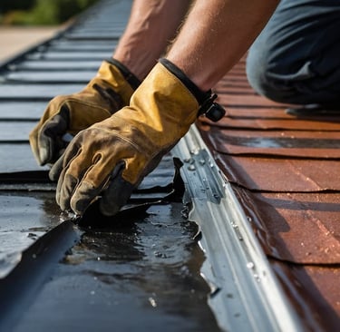 como hacer una buena reparación de goteras