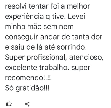 Avaliação no google quiropraxia são lucas