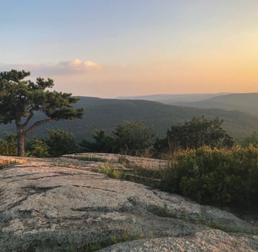 Sunset on Bear Mountain