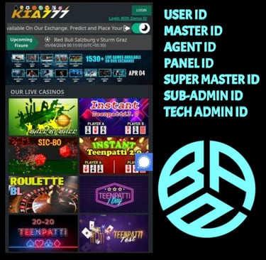 Kia777 Betting ID: भारत का सबसे भरोसेमंद स्पोर्ट्स एक्सचेंज - Master ID, Admin ID और रेंटल की पूरी ज
