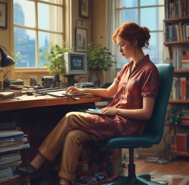 Snapshot from a creative DIY video showcasing colorful materials and hands at work.