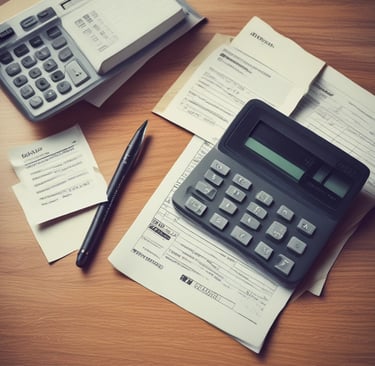 A friendly accountant at a desk, ready to assist with tax questions.