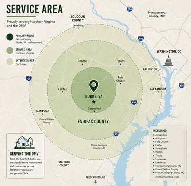 Burke Drainage & Landscaping_Service Area