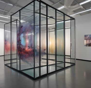 A skilled welder carefully joining metal beams in a bright workshop.