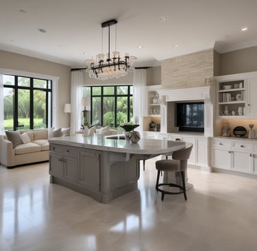 A freshly washed window reflecting sunlight, showcasing pm express's window cleaning expertise.