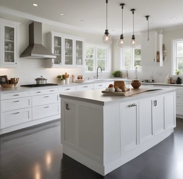 A professional cleaner in aqua uniform carefully wiping a glass office partition.