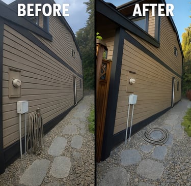 Residential painting project in Delta