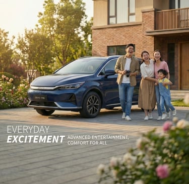 BYD M6 7-seater mobil listrik keluarga terbaik untuk harian dan liburan