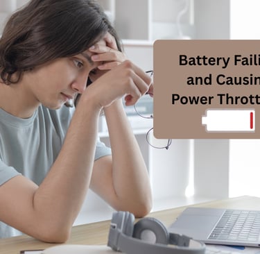 an image showing a person who is facing Battery Failing