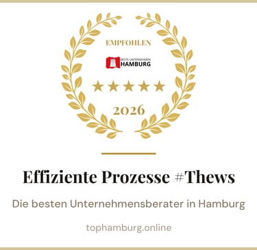 Auszeichnung für die besten Unternehmensberater in Hamburg