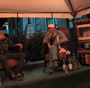 Tertulia literaria con la participación de el poeta Jairo Carrasquilla Tobón
