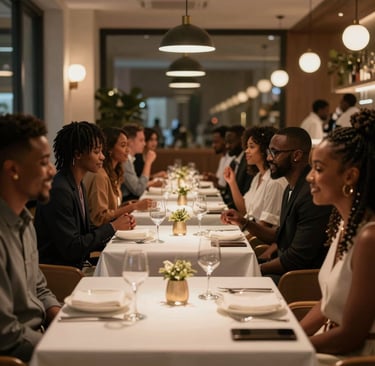 A vibrant market stall stacked with colorful rice bags labeled Mlinzi Rice.