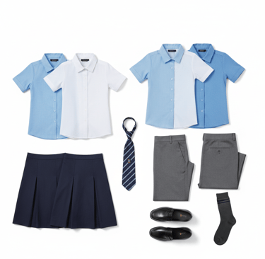 Modern and sustainable school uniform design for students