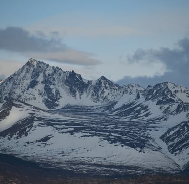 Photo of the mountains outside Anchorage, Alaska
