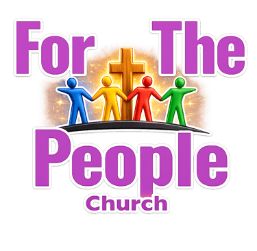 For The People Church official logo showing people of faith in Jesus