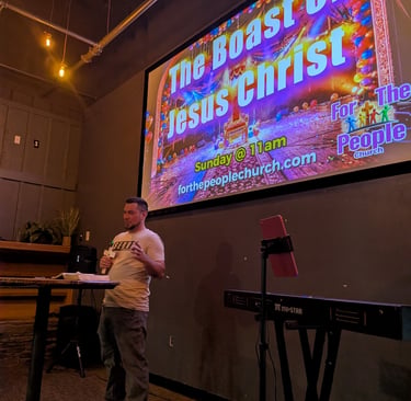 Paul testifying of how Jesus has moved in his life